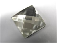 CABOCHON SFACCETTATO QUADRO 12x12 MM COLORE 12