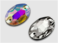 OVALE 11X16 MM CRYSTAL