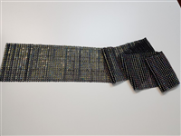 RETE ELASTICA CON STRASS CRYSTAL AB BASE NERA