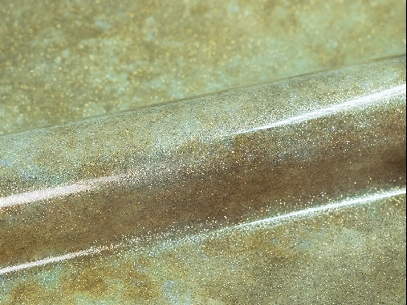 5 mt of EASYPATTERNS PLUS GLITTER FINISH GOLDEN MARBLE. Heat transfer roll SISER