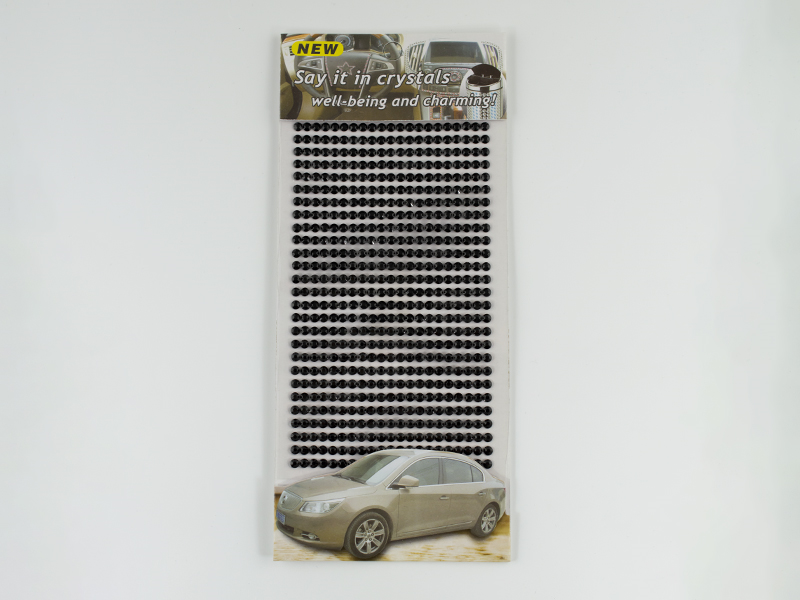 STRASS ADESIVI SU FILE SS16 NERO