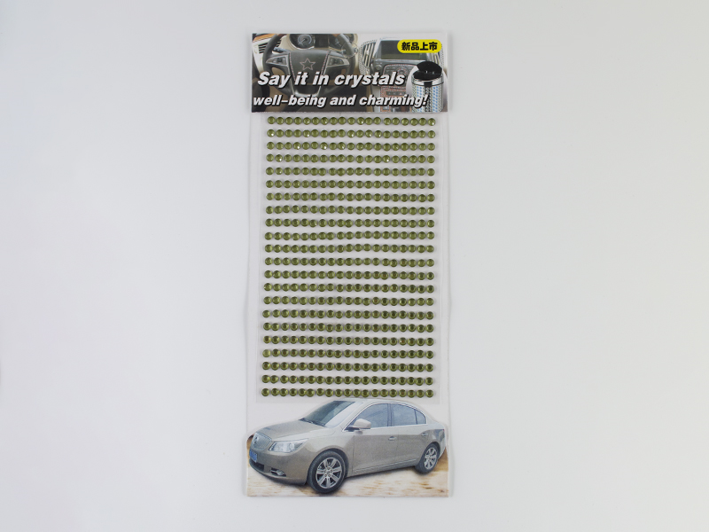 STRASS ADESIVI SU FILE SS16 OLIVINE